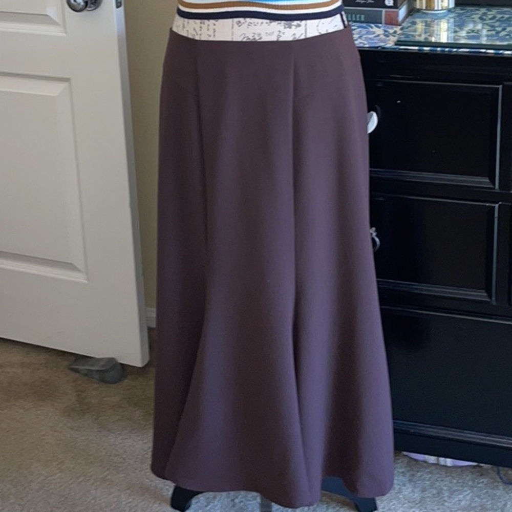 Worthington Chocolate Midi Skirt